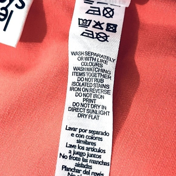 LES GIRLS LES BOYS Women's NWT 7.5" Jersey Apparel Bike Short In Hot Coral XS - Picture 11 of 13